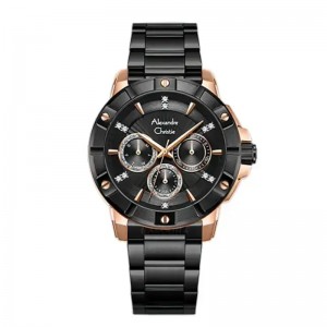 Alexandre Christie AC 6609 Rosegold Black BFBBRBA2